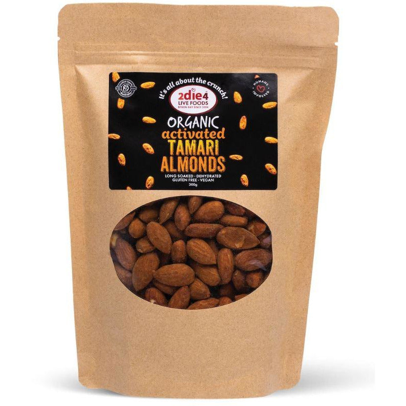 2die4 Activated Organic Tamari Almonds - Go Vita Batemans Bay