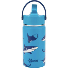 Cheeki Kids Insulated Water Bottle 400ml Sharks