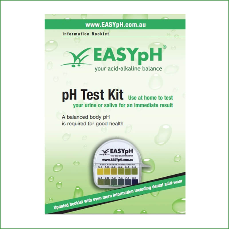EASYpH Test Kit With Booklet - Go Vita Batemans Bay