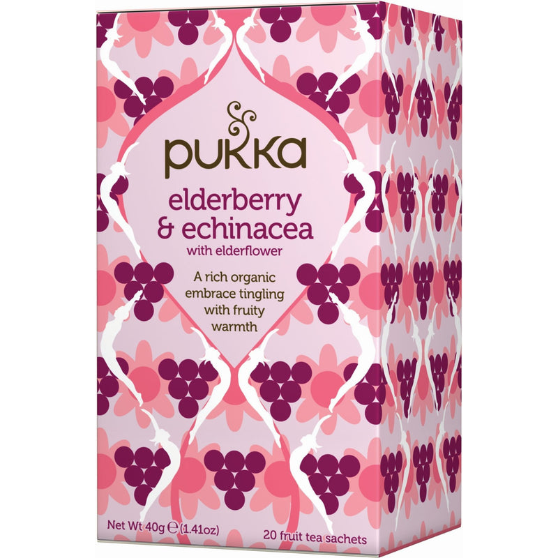 Pukka Elderberry & Echinacea Tea - Go Vita Batemans Bay