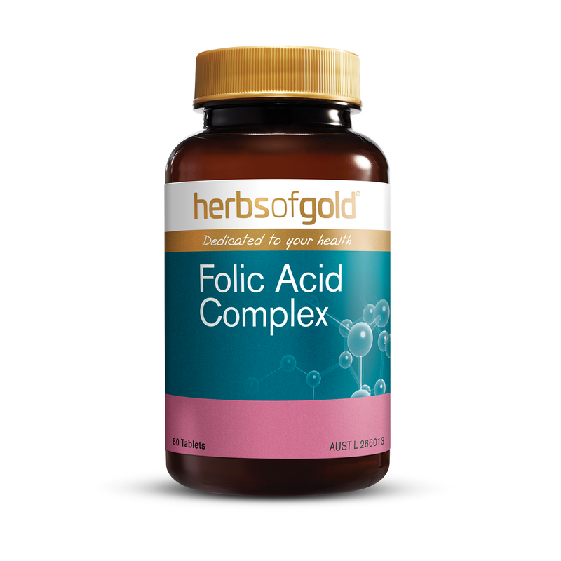 Herbs of Gold Folic Acid Complex - Go Vita Batemans Bay