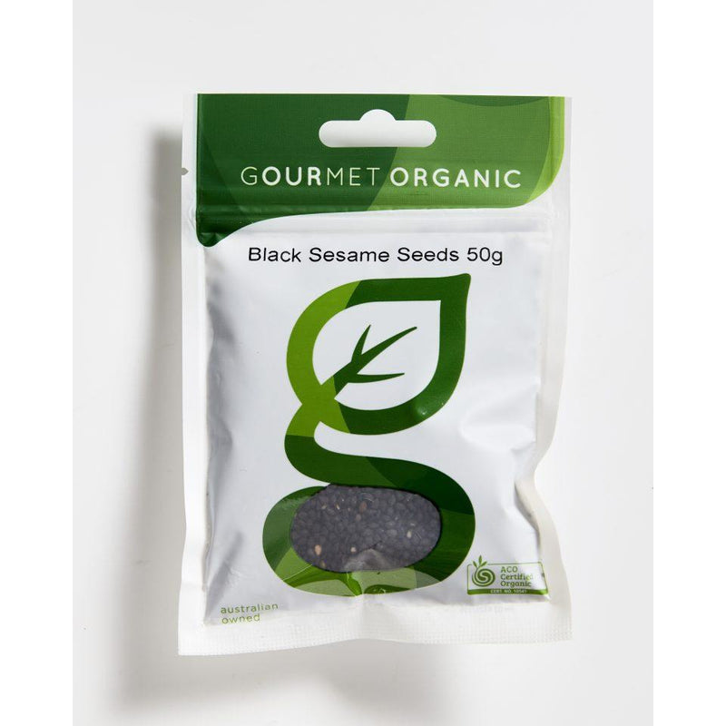 Gourmet Organic Herbs Black Sesame Seeds - Go Vita Batemans Bay