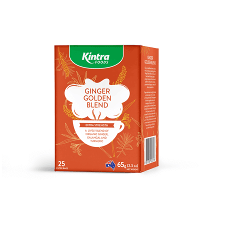 Kintra Foods Ginger Golden Blend Tea - Go Vita Batemans Bay