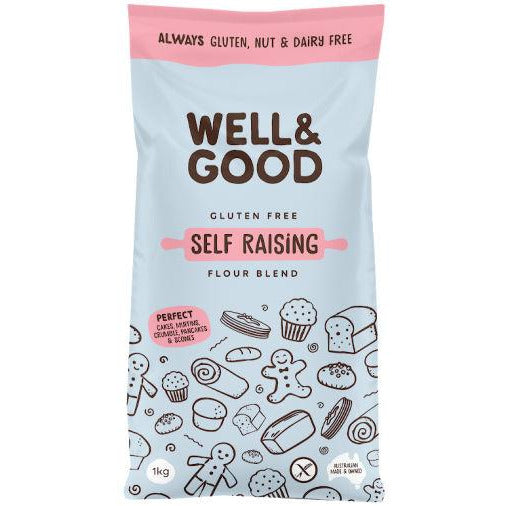 Well & Good Self-Raising Gluten Free Flour Blend - Go Vita Batemans Bay