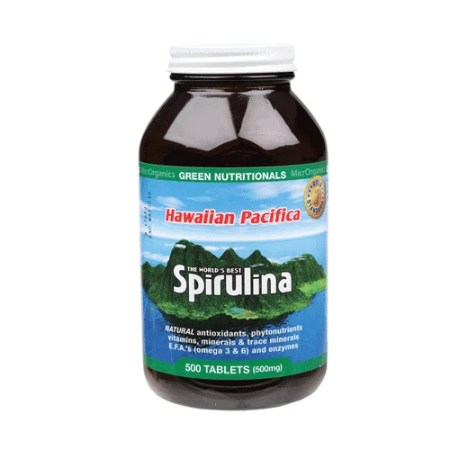 Green Nutritionals Hawaiian Pacifica Spirulina tablets - Go Vita Batemans Bay