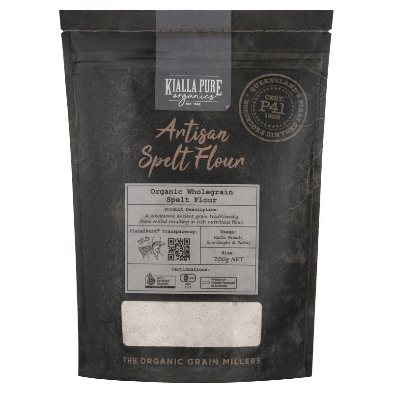 Kialla Organic Wholegrain Spelt Flour