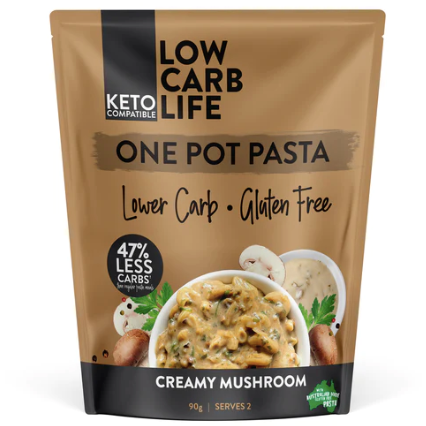 Low Carb Life Creamy Mushroom One Pot Pasta 90g