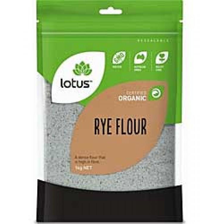 Lotus Organic Rye Flour - Go Vita Batemans Bay