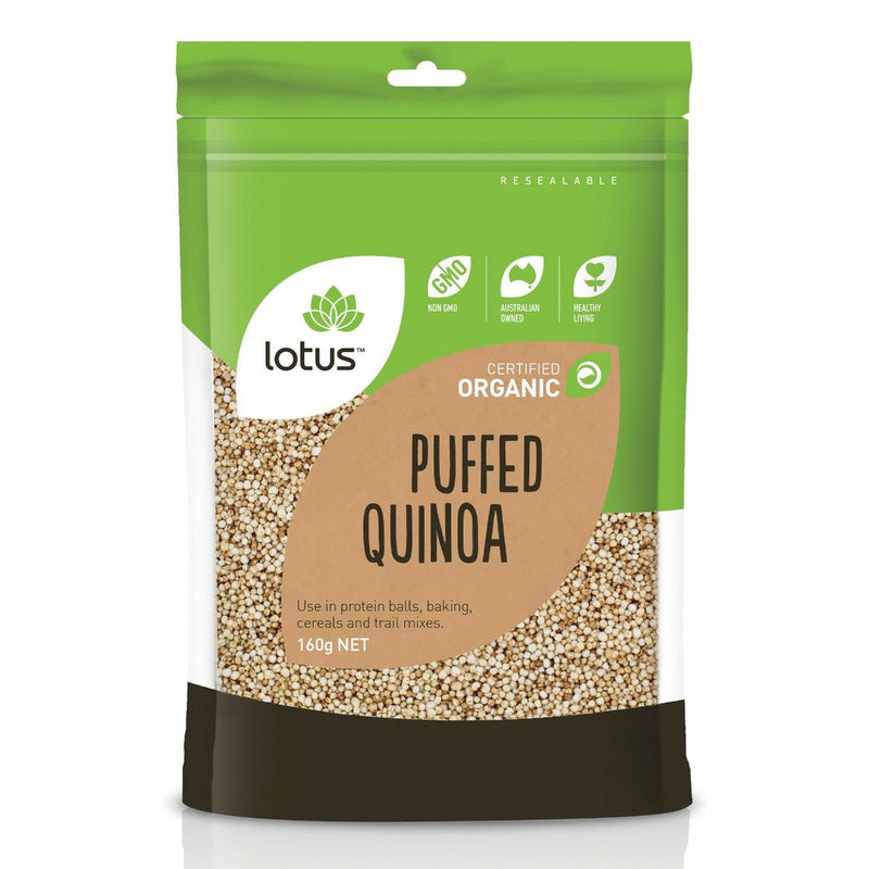 Lotus Organic Puffed Quinoa