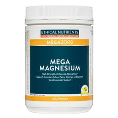 Ethical Nutrients Mega Magnesium Powder Citrus - Go Vita Batemans Bay
