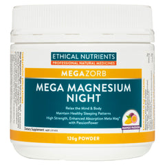 Ethical Nutrients Mega Magnesium Night Mango Passion - Go Vita Batemans Bay