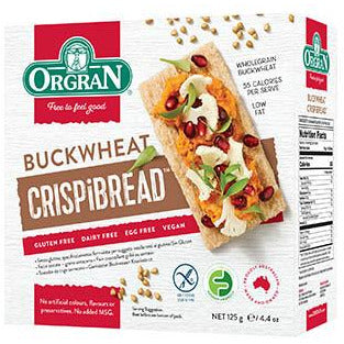 Orgran Toasted Buckwheat Crispbread - Go Vita Batemans Bay