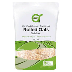 Organic Road Certified Organic Australian Traditional Rolled Oats 1kg