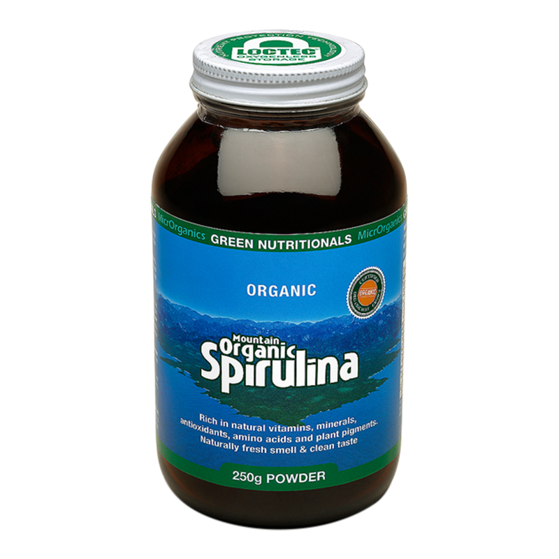 Green Nutritionals Mountain Organic Spirulina Powder - Go Vita Batemans Bay