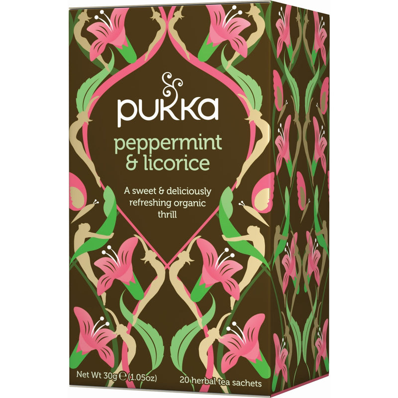 Pukka Peppermint Licorice Tea - Go Vita Batemans Bay