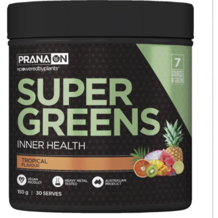 Prana On Super Greens - Tropical 150g