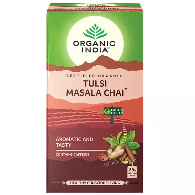 Organic India Tulsi Masala Chai 25 infusion bags