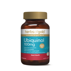 Herbs of Gold Ubiquinol 100mg - Go Vita Batemans Bay