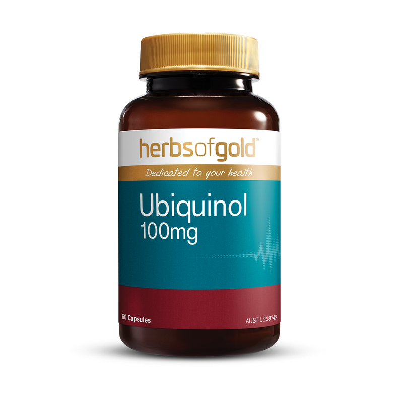 Herbs of Gold Ubiquinol 100mg - Go Vita Batemans Bay