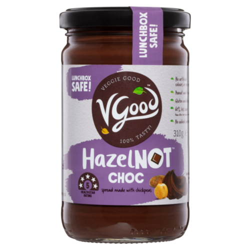 Vgood HazelNOT Choc Chickpea Butter 310g