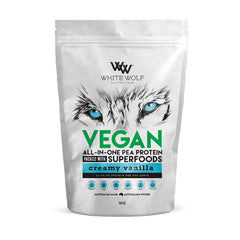 White Wolf Nutrition Vegan Superfood Protein Vanilla - Go Vita Batemans Bay