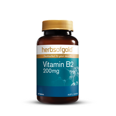 Herbs of Gold Vitamin B2 200mg - Go Vita Batemans Bay