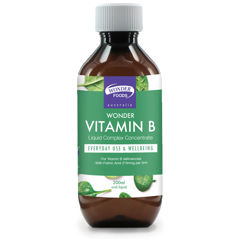 Wonder Foods Vitamin B Liquid - Go Vita Batemans Bay