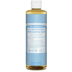 Dr Bronners Liquid Castile Soap - Unscented Baby Mild - Go Vita Batemans Bay
