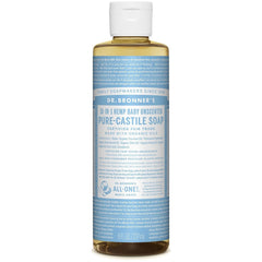 Dr Bronners Liquid Castile Soap - Unscented Baby Mild - Go Vita Batemans Bay