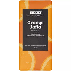 BSKT Vegan Chocolate Block Orange Jaffa 80gm