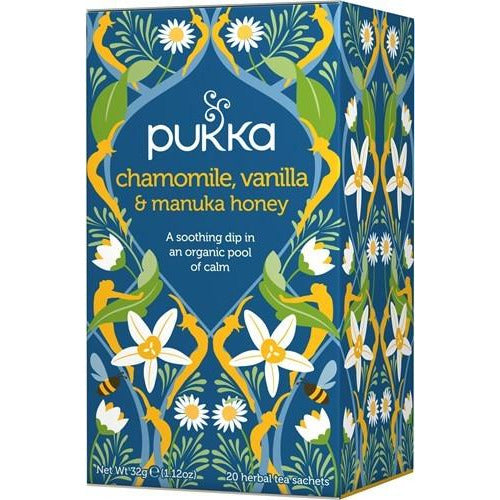 Pukka Chamomile Vanilla & Manuka Honey Tea - Go Vita Batemans Bay