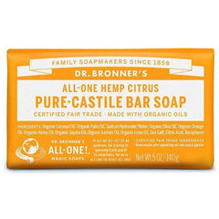 Dr Bronners Castile Bar Soap - Citrus - Go Vita Batemans Bay