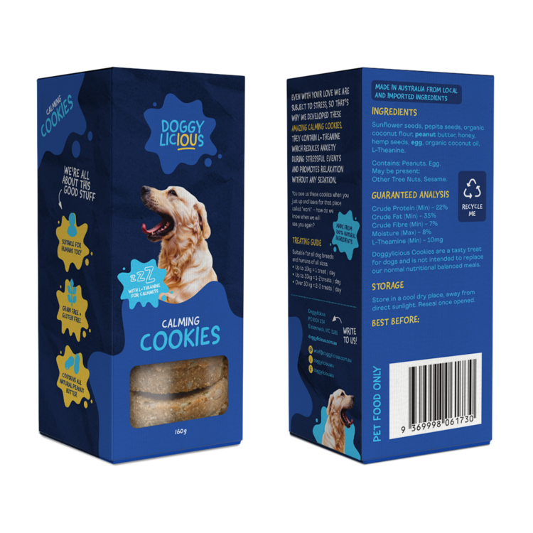 Doggylicious Calming Cookies