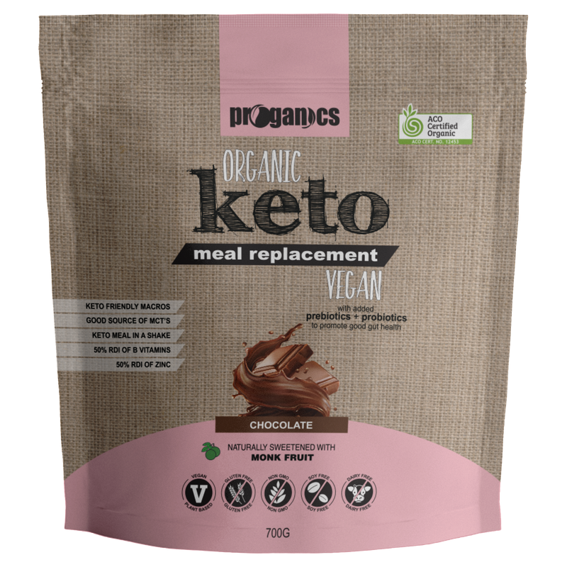 Proganics Keto Meal Replacement - Chocolate - Go Vita Batemans Bay