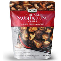 DJ&A Shiitake Mushroom Crisps – Smoked Garlic & Chilli Flavour - Go Vita Batemans Bay