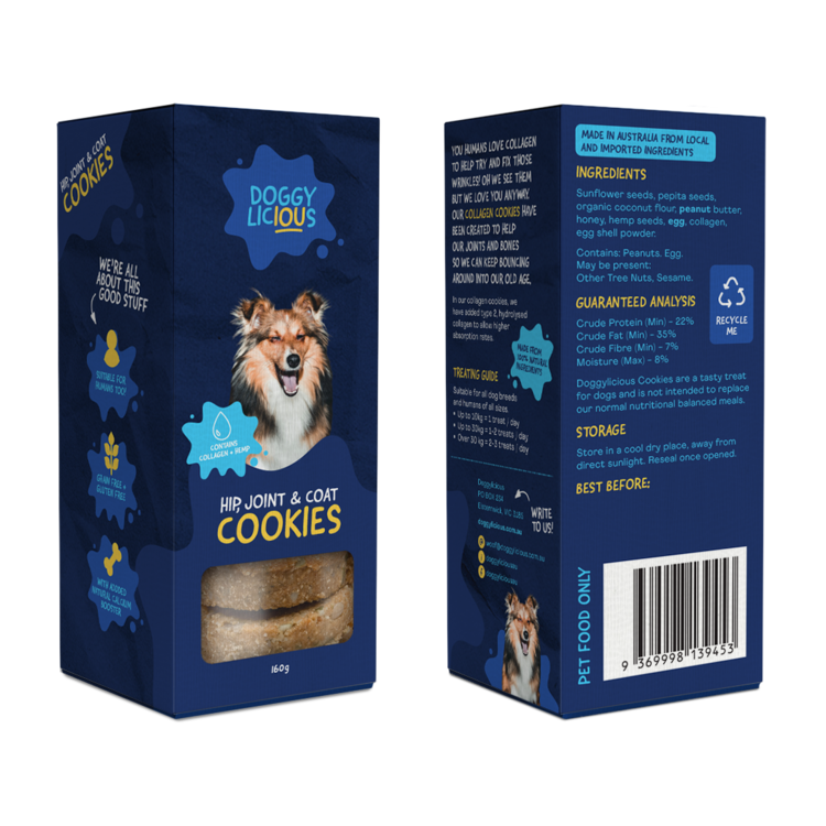 Doggylicious Hip, Joint and Coat Cookies