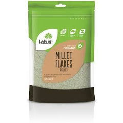 Lotus Organic Rolled Millet Flakes - Go Vita Batemans Bay