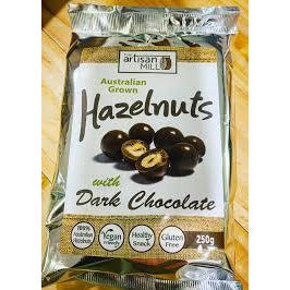 The Artisan Mill Dark Chocolate Hazelnuts - Go Vita Batemans Bay
