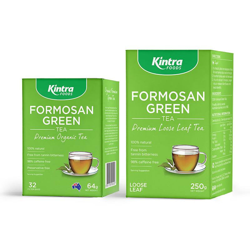 Kintra Foods Formosan Green Loose Leaf Tea - Go Vita Batemans Bay