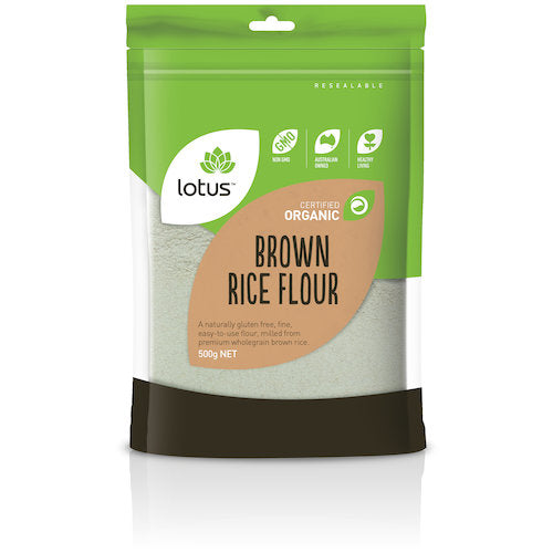 Lotus Organic Brown Rice Flour - Go Vita Batemans Bay