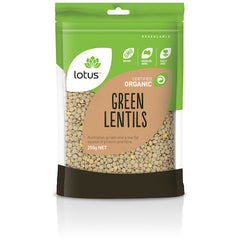 Lotus Organic Green Lentils - Go Vita Batemans Bay