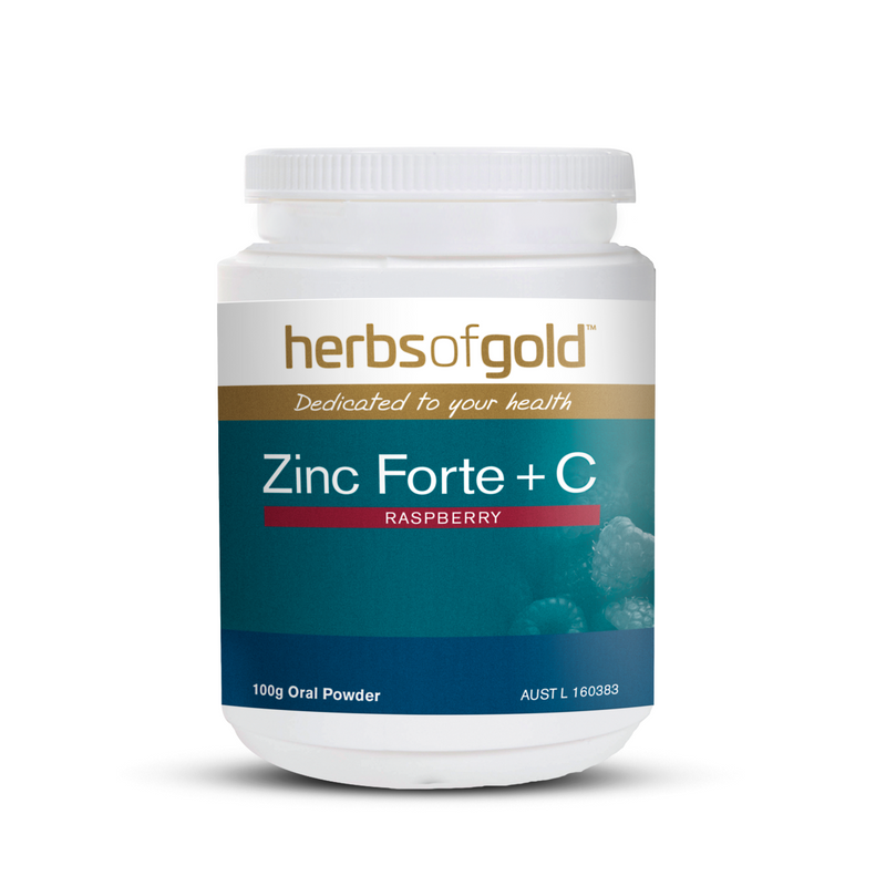 Herbs of Gold Zinc Forte + C - Go Vita Batemans Bay