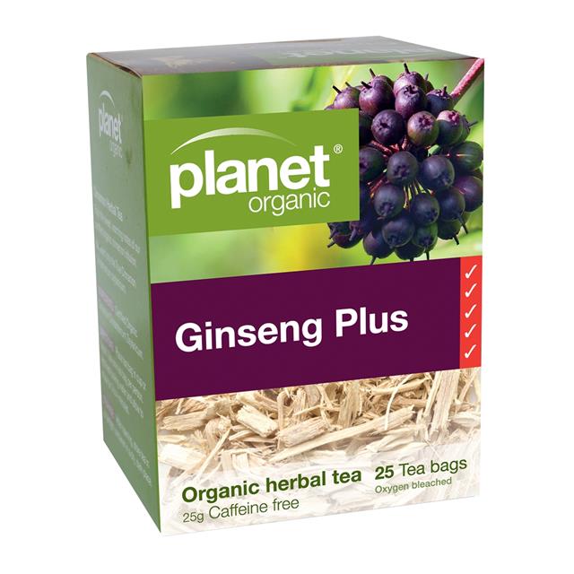 Planet Organic Ginseng Tea Bags - Go Vita Batemans Bay