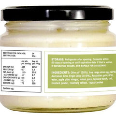 Undivided Food Co Good Fat - Aioli - Go Vita Batemans Bay