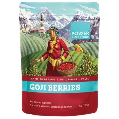 Power Super Foods Organic Goji Berries - Go Vita Batemans Bay