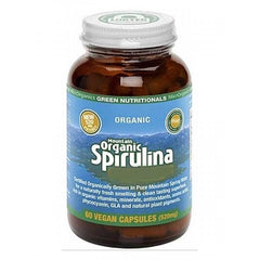 Green Nutritionals Mountain Organic Spirulina 520mg capsules - Go Vita Batemans Bay