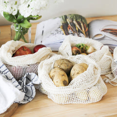 Ever Eco Cotton Net Produce Bag - Go Vita Batemans Bay