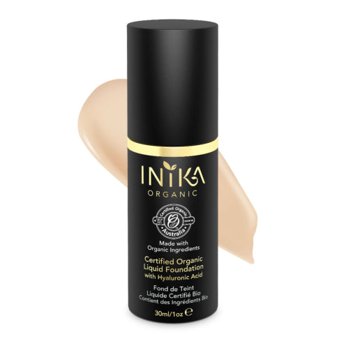 INIKA Organic Liquid Foundation with Hyaluronic Acid - Go Vita Batemans Bay