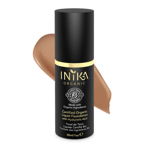 INIKA Organic Liquid Foundation with Hyaluronic Acid - Go Vita Batemans Bay