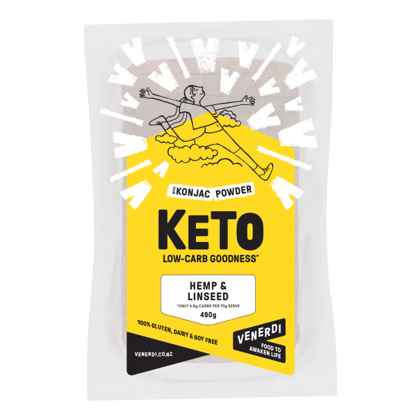 Venerdi Keto Hemp Linseed Bread - Go Vita Batemans Bay